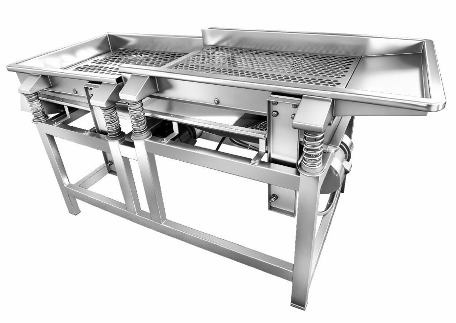 Machine de calibrage par vibration des fraises